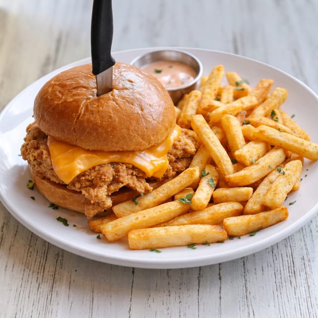 Hot Honey Chicken Sandwich.